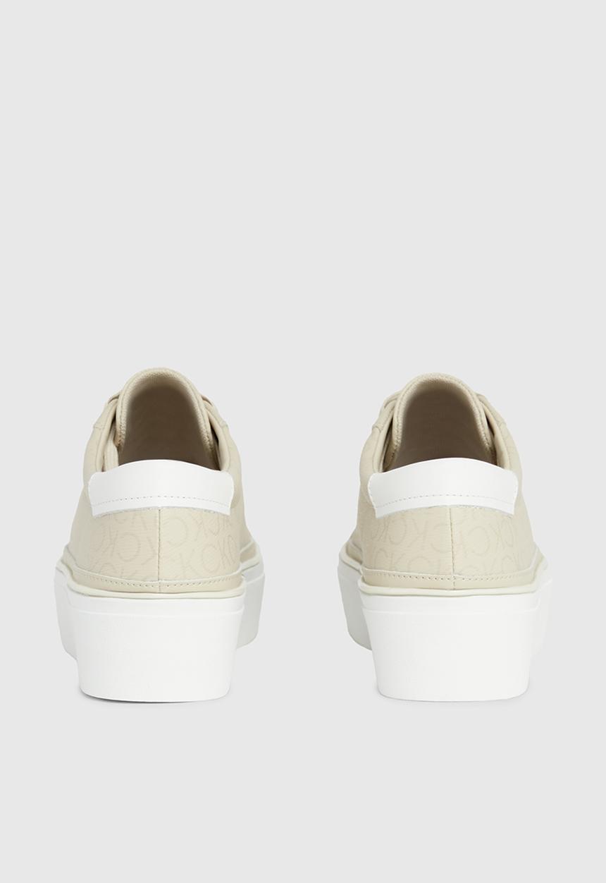 Calvin Klein - Bold vulc flatf mid cs ml btw - creamy white & eggshell
