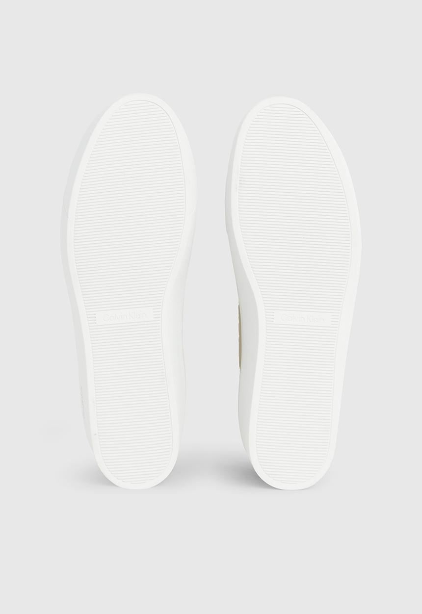 Calvin Klein - Bold vulc flatf mid cs ml btw - creamy white & eggshell