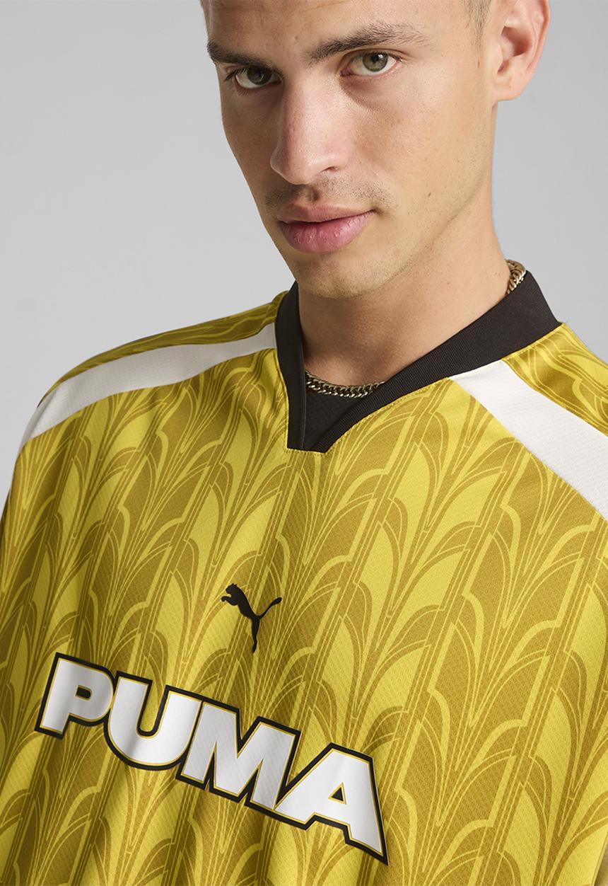 PUMA - FOOTBALL JERSEY Longsleeve - Fresh Pear-AOP