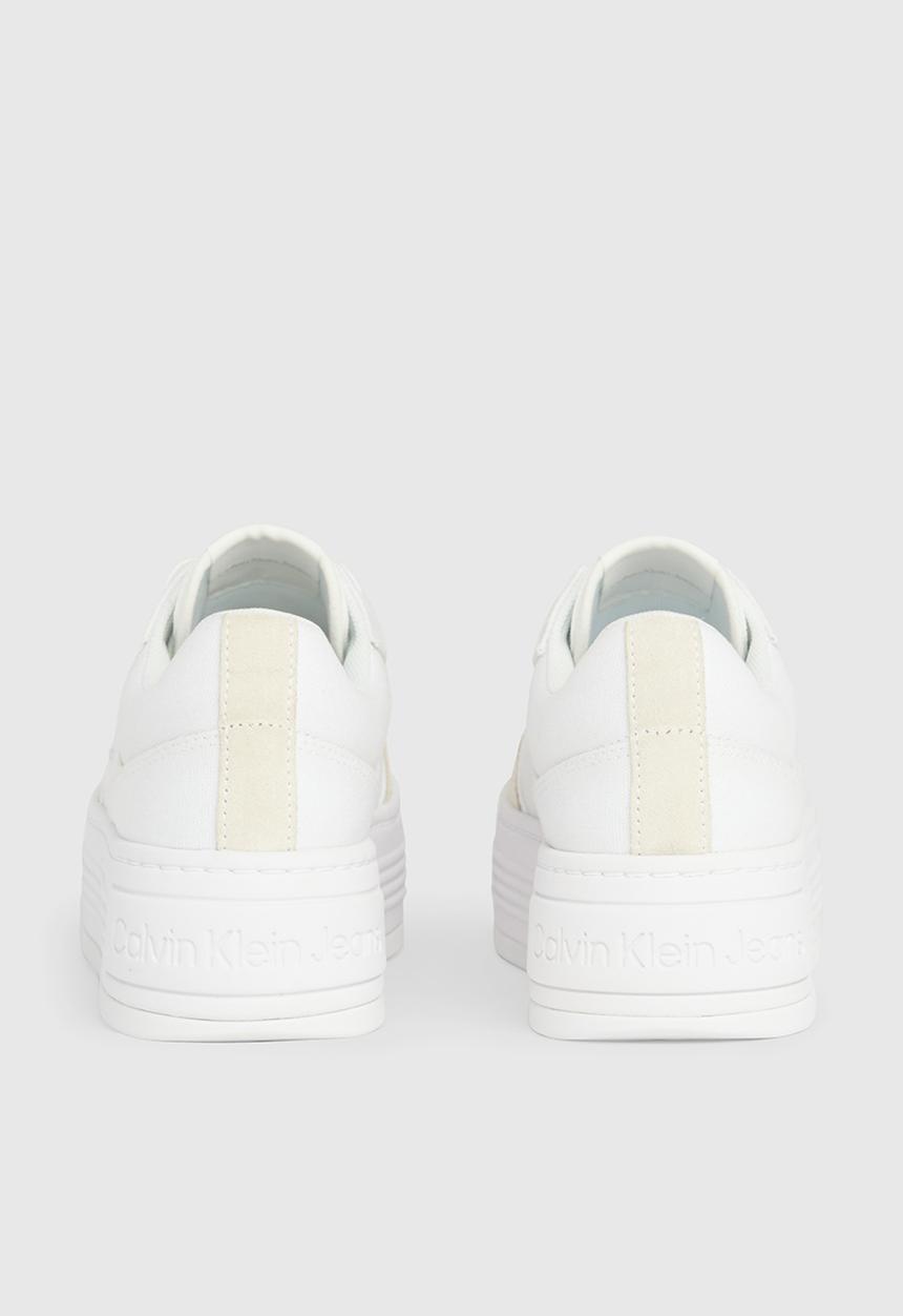 Calvin Klein - Bold platf low lace mix ml btw - bright white/creamy white