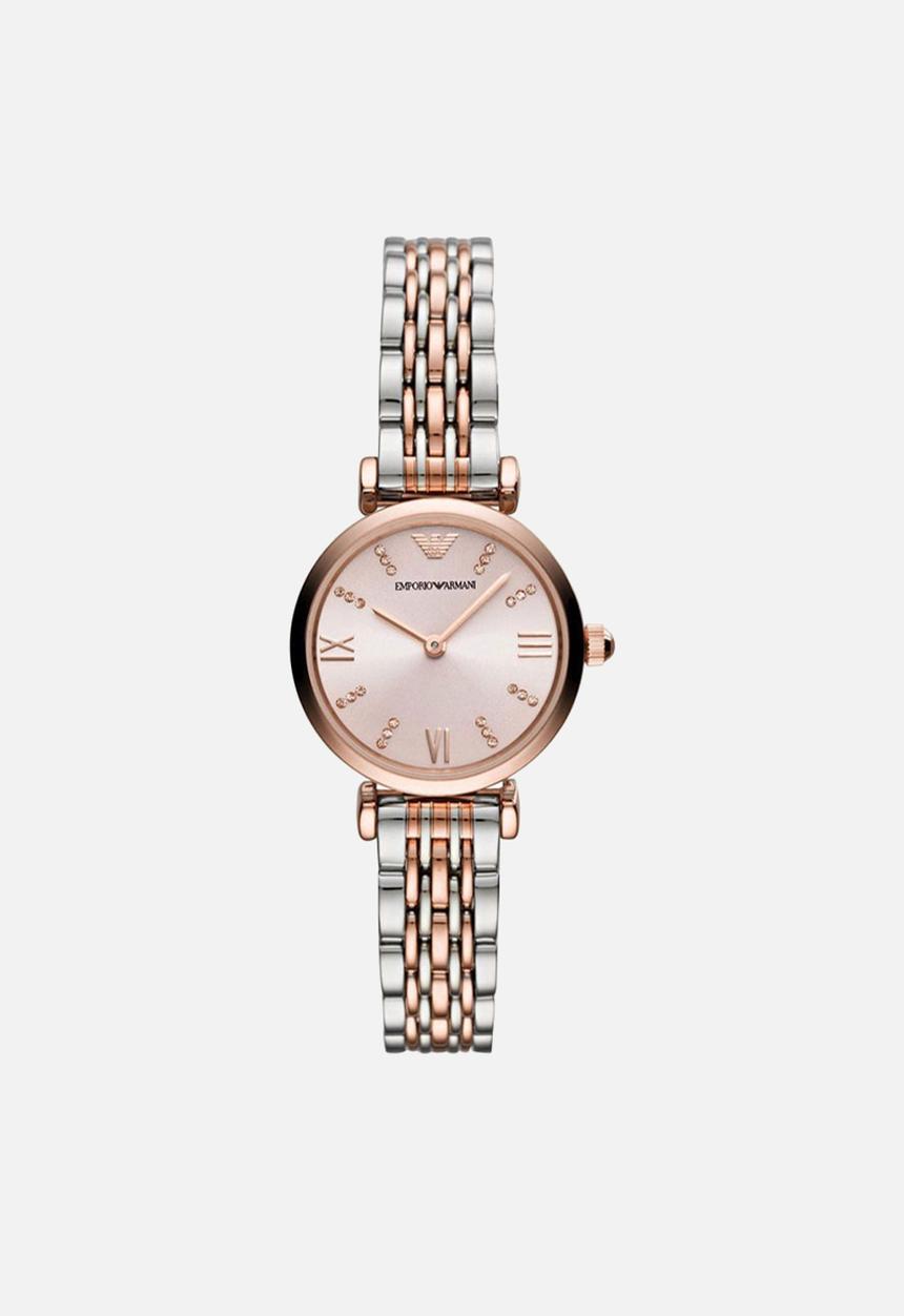 Armani Exchange - Gianni t-bar watch - rose gold