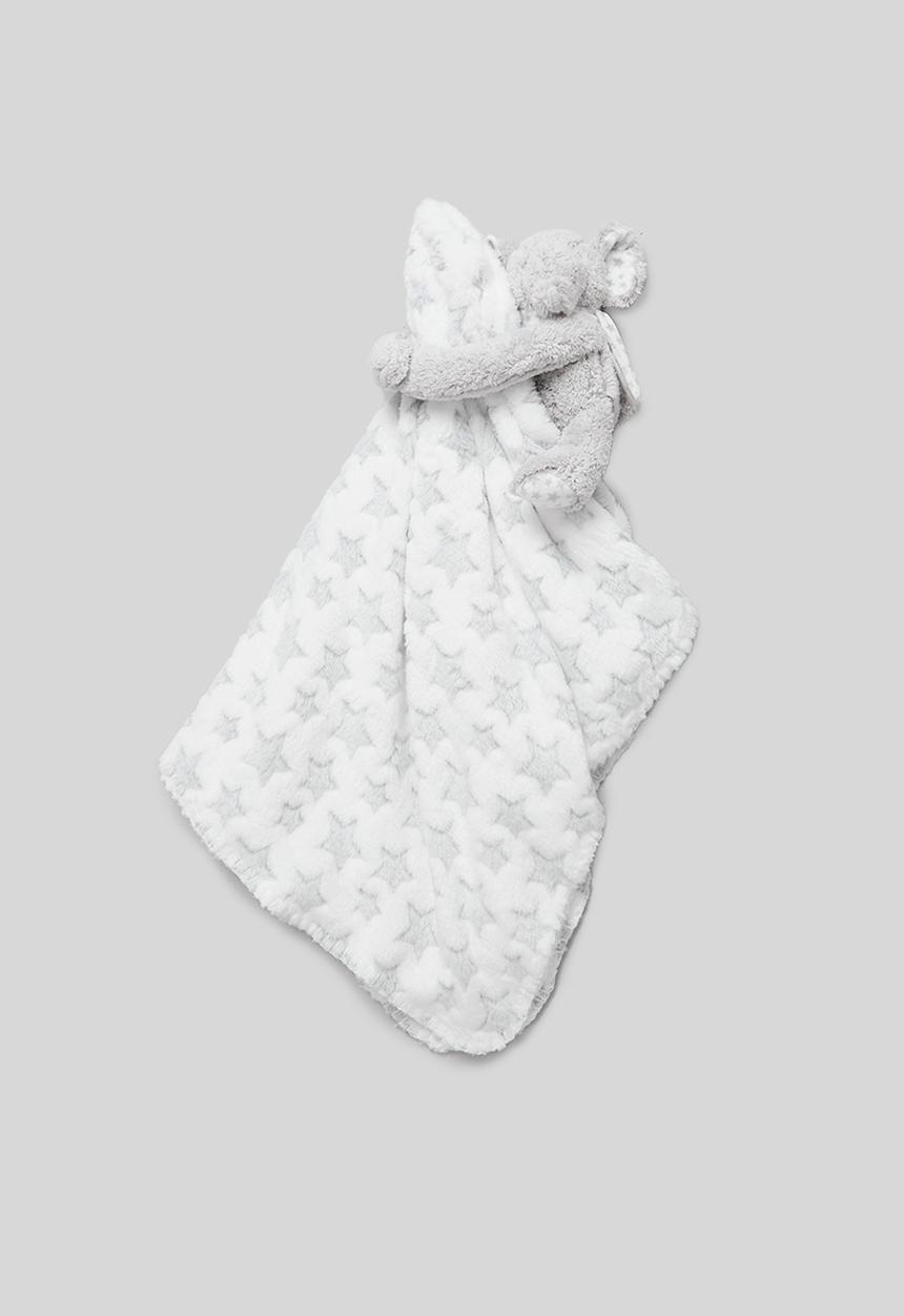 Pop Candy - Blanket & soft toy set-grey & white