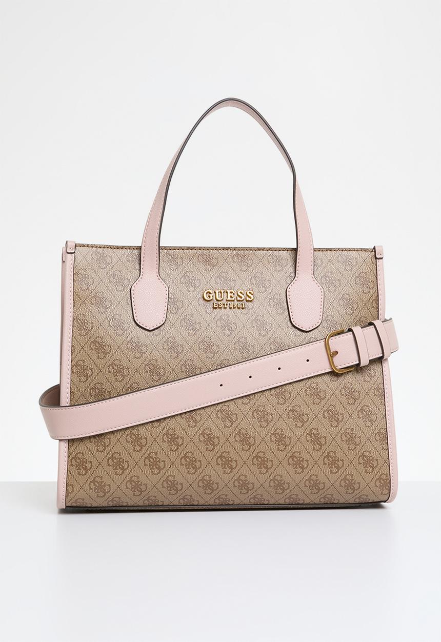GUESS - Silvana small tote bag- pink