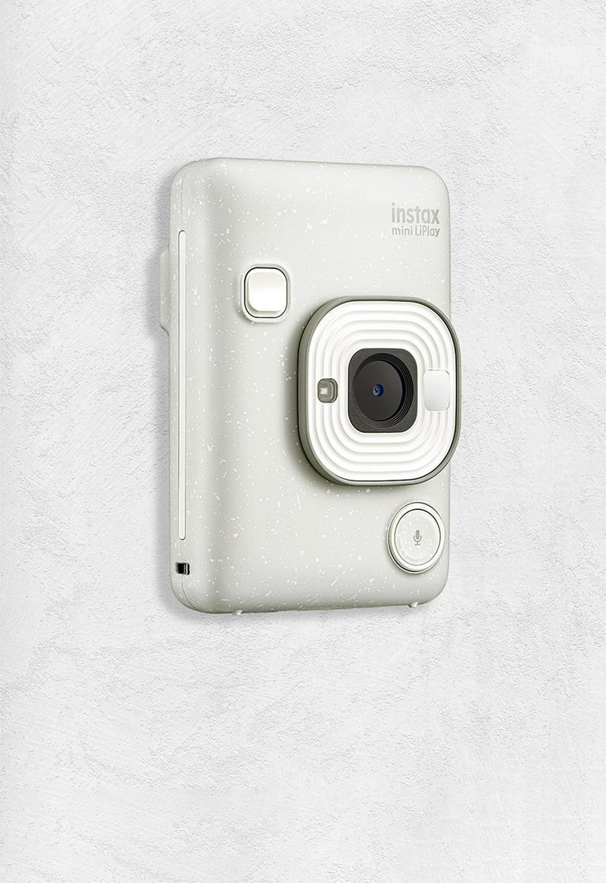 Fujifilm - Instax Cam mini LiPlay- White