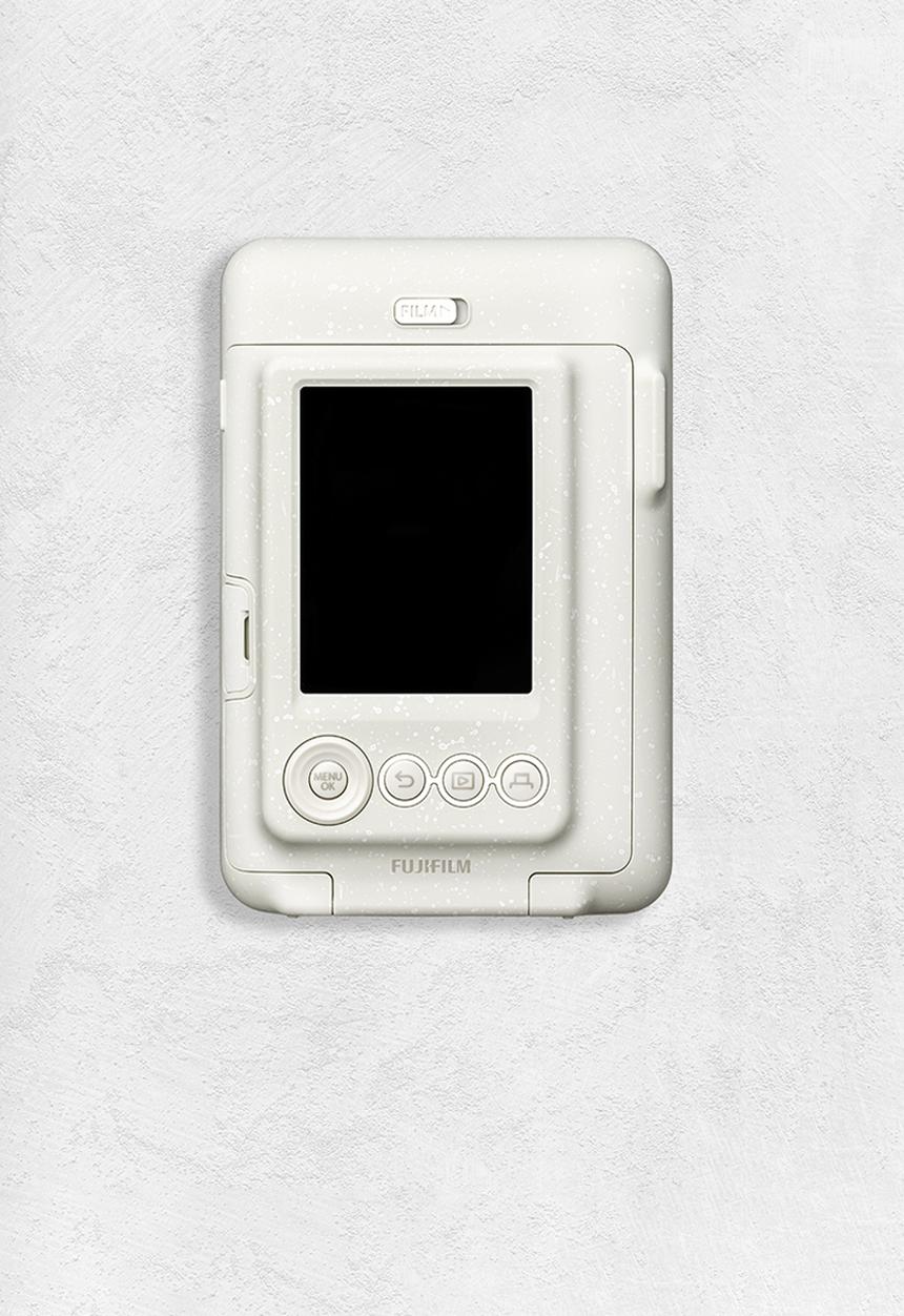 Fujifilm - Instax Cam mini LiPlay- White