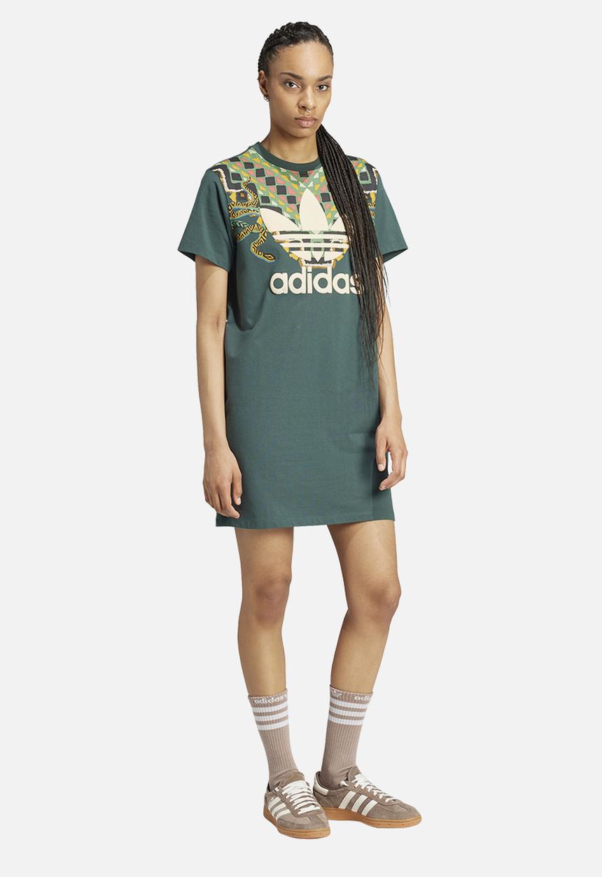 adidas Originals - Farm dress - mineral green