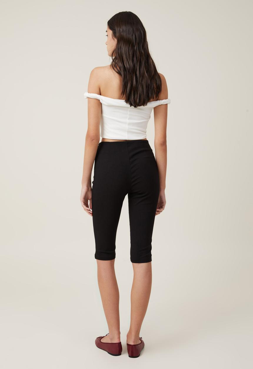 Cotton On - Corey Capri Pant - Black