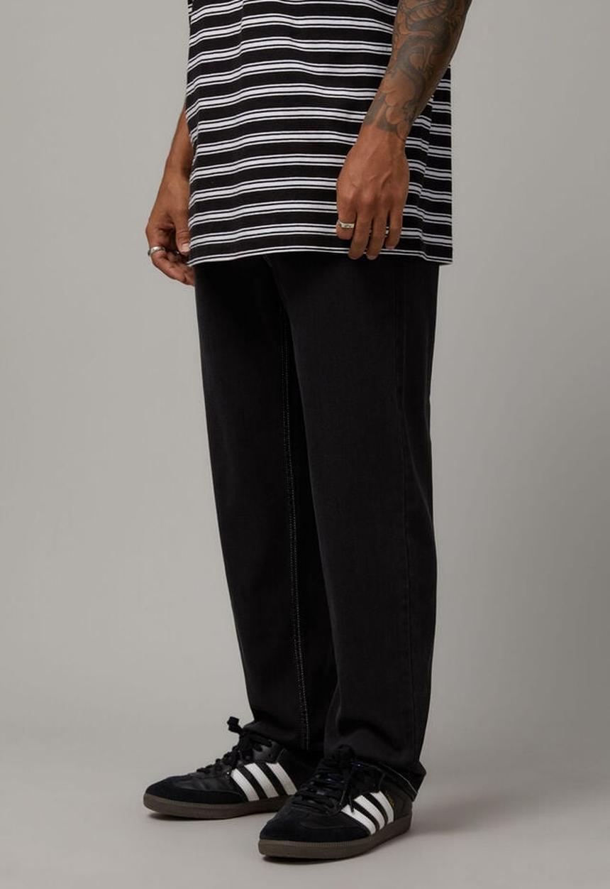 Factorie - Half slim straight jean - black