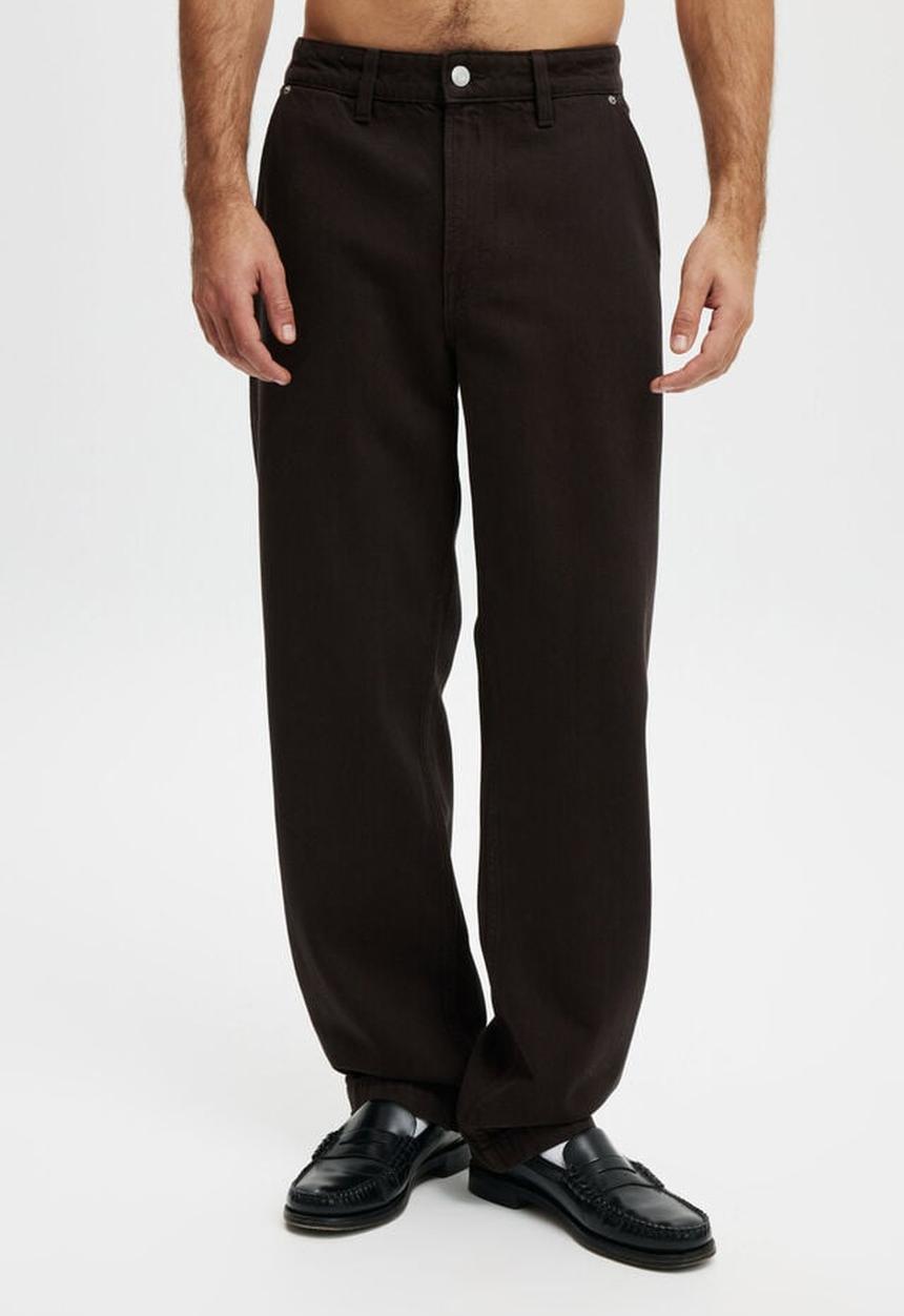 Cotton On - Baggy jean - carpenter dark chocolate