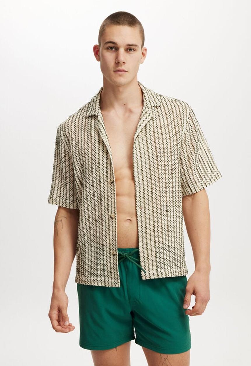 Cotton On - Stretch swim short - evergreen