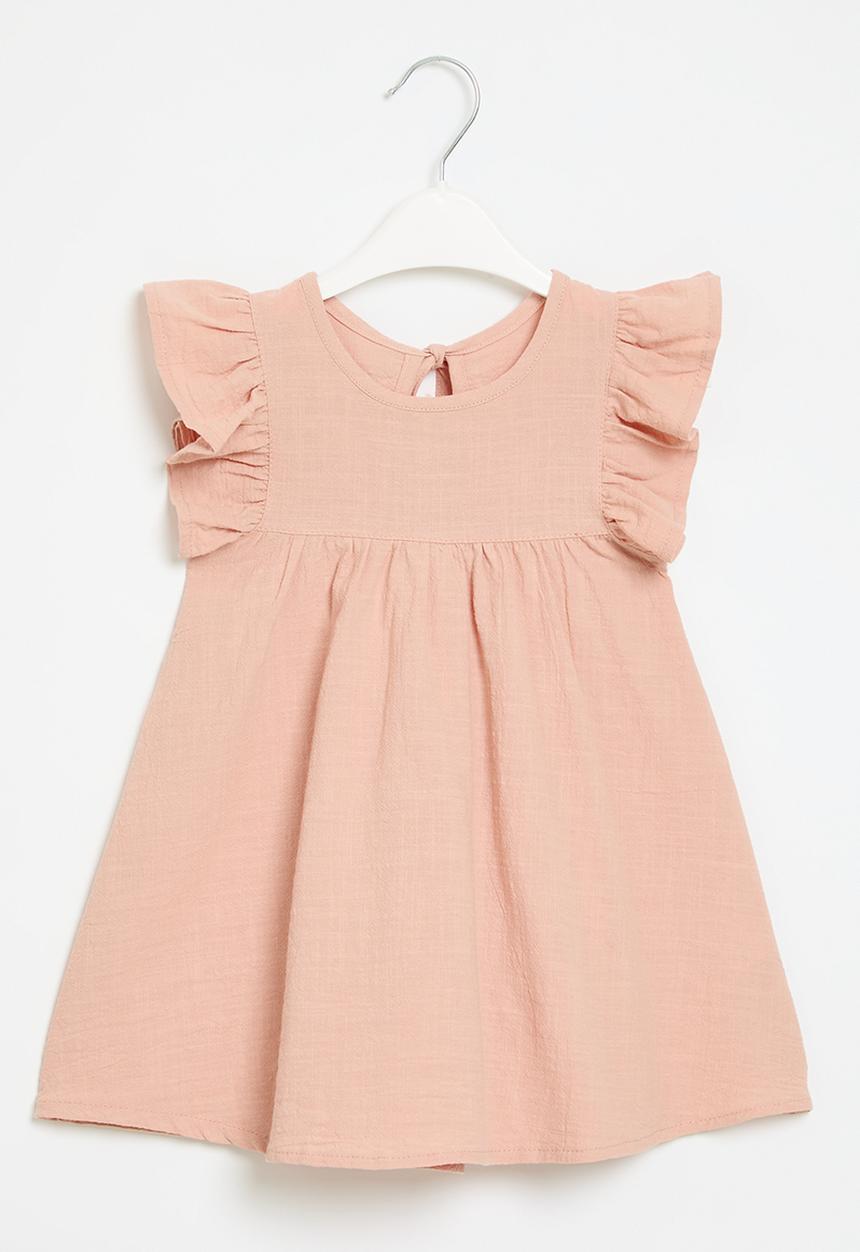 Pop Candy - Frilled sleeve dress - pink