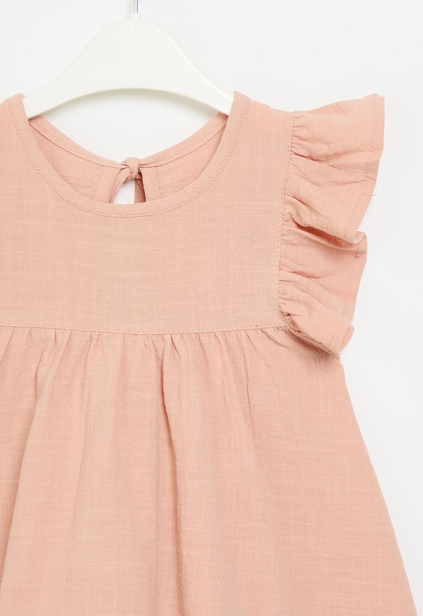 Pop Candy - Frilled sleeve dress - pink