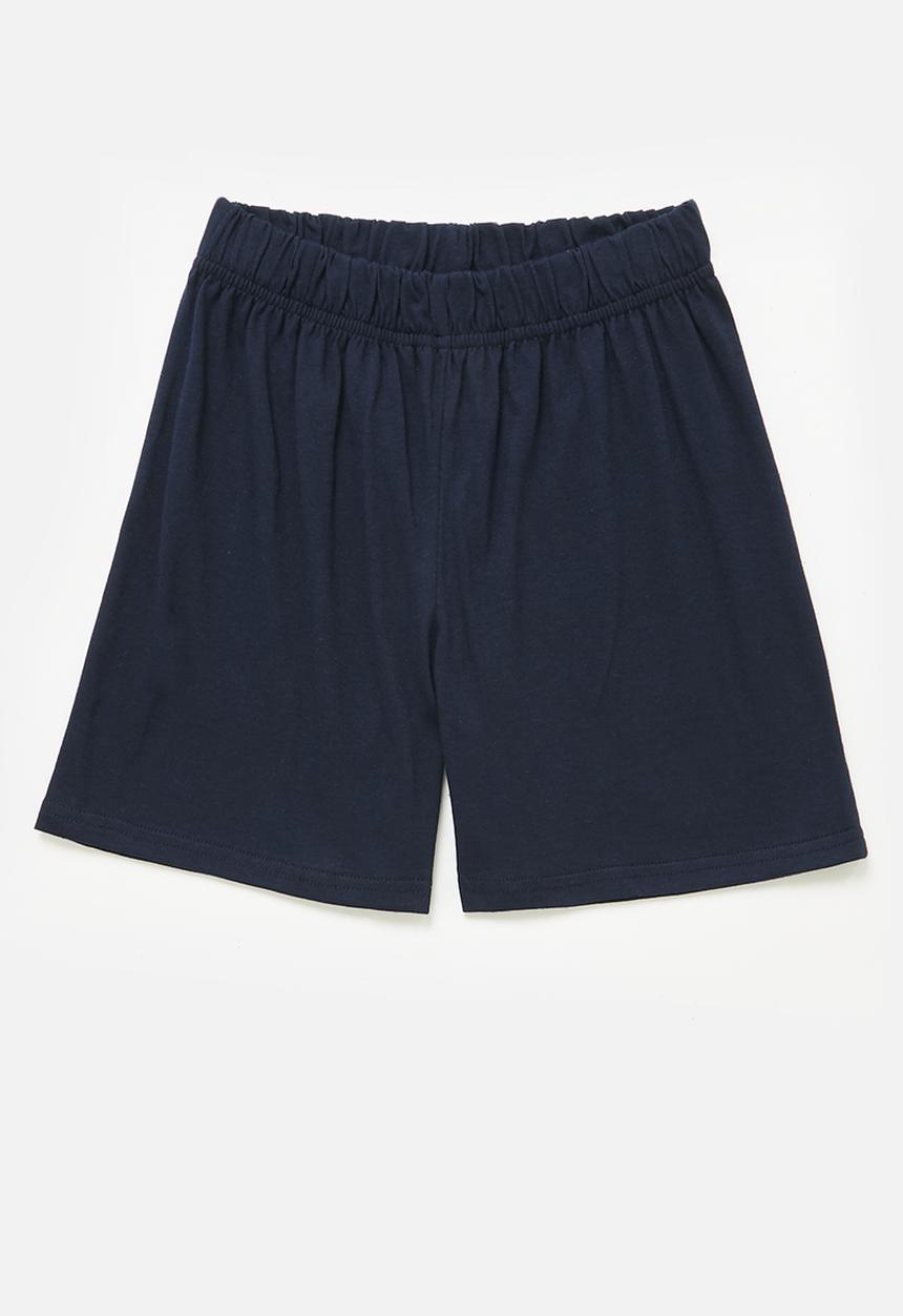 Pop Candy - 2 Pack pj short - grey & navy