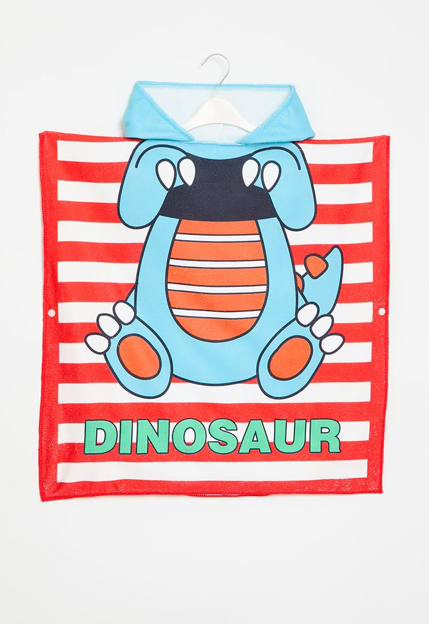 Pop Candy - Hooded beach towel - blue & red