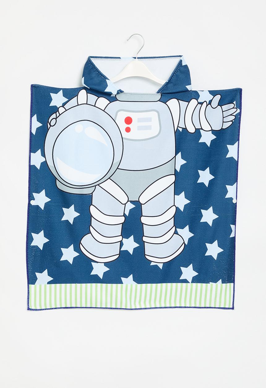 Pop Candy - Hooded beach towel-dark blue