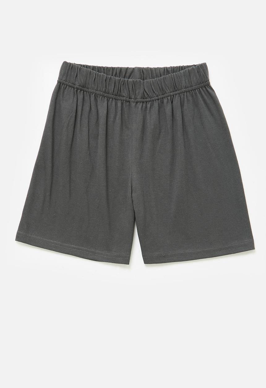 Pop Candy - 2 Pack pj short - sky & charcoal