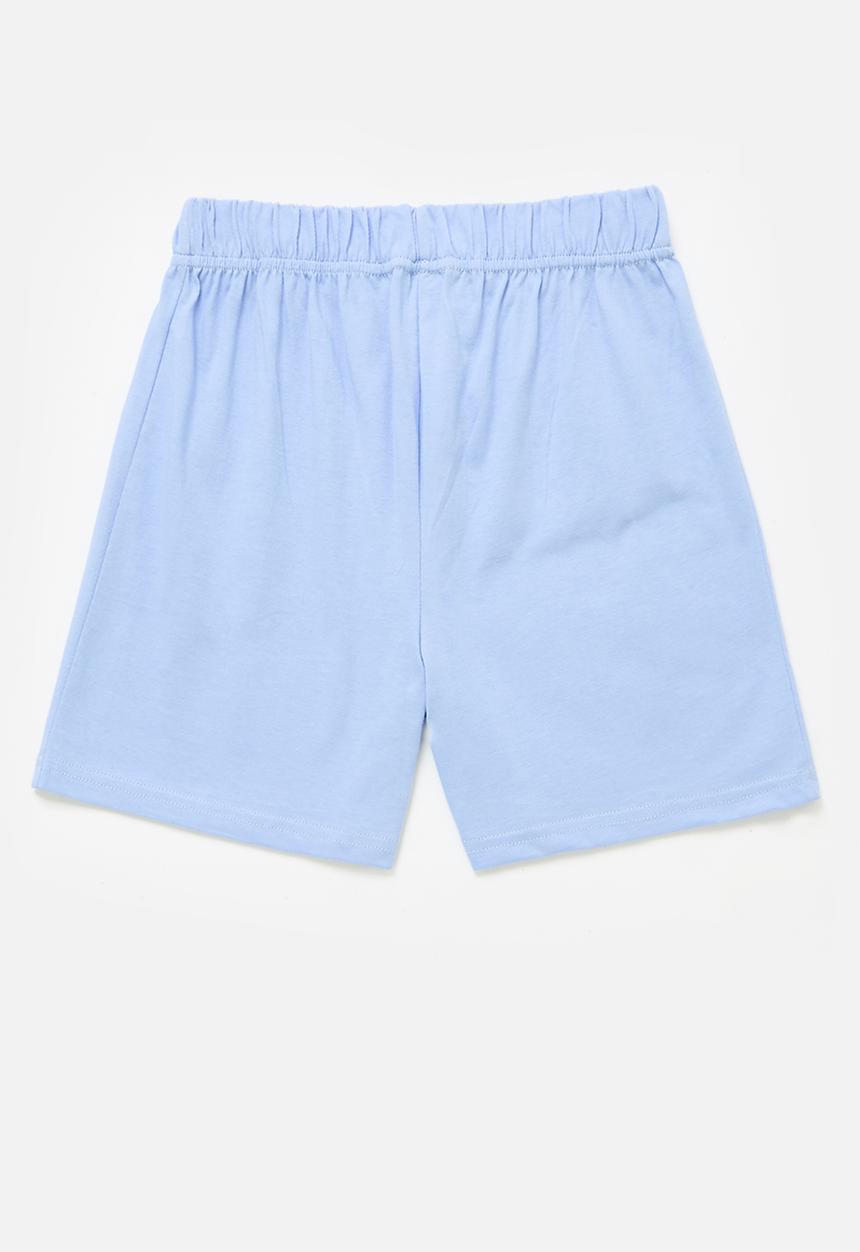 Pop Candy - 2 Pack pj short - sky & charcoal