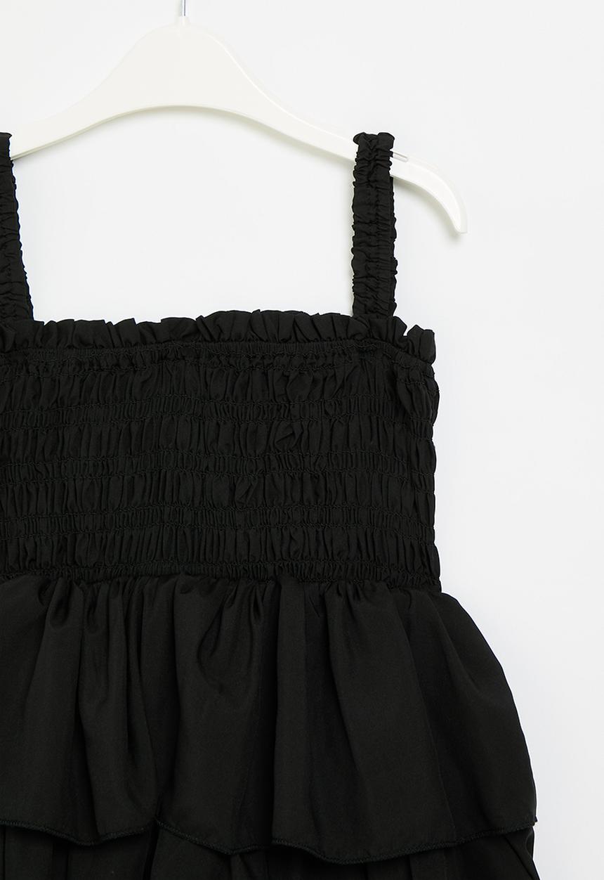 Pop Candy - Tiered dress - black