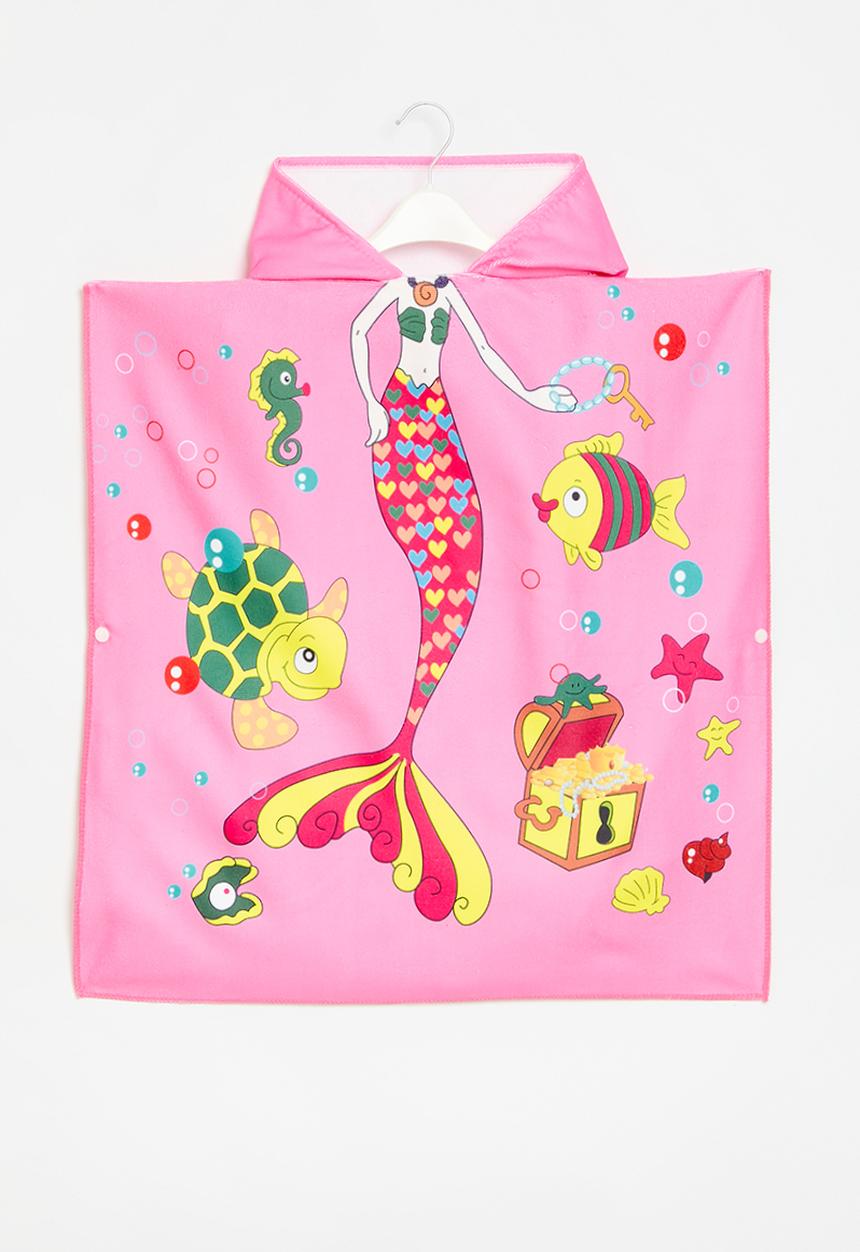 Pop Candy - Hooded beach towel - pink