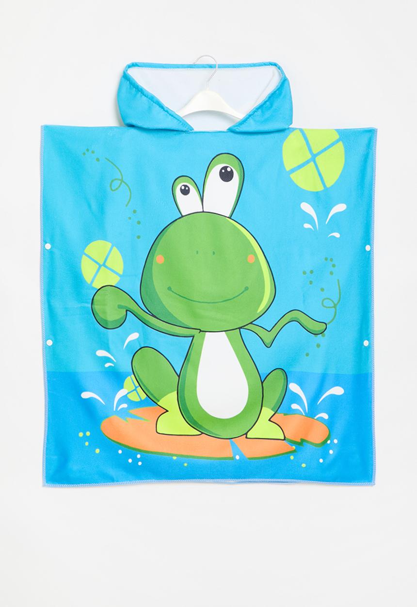 Pop Candy - Hooded beach towel - blue
