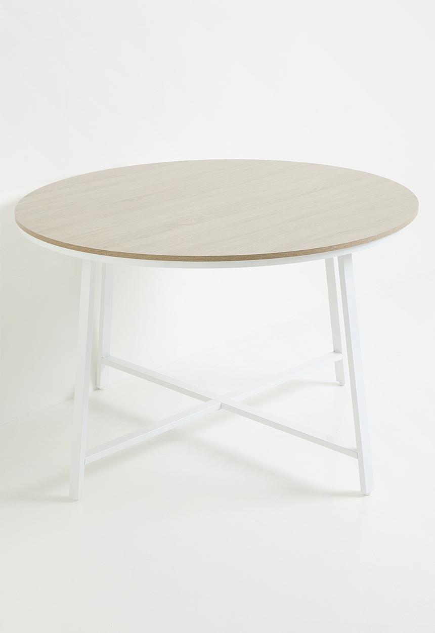 Sixth Floor - Nimbus dining table - natural & white