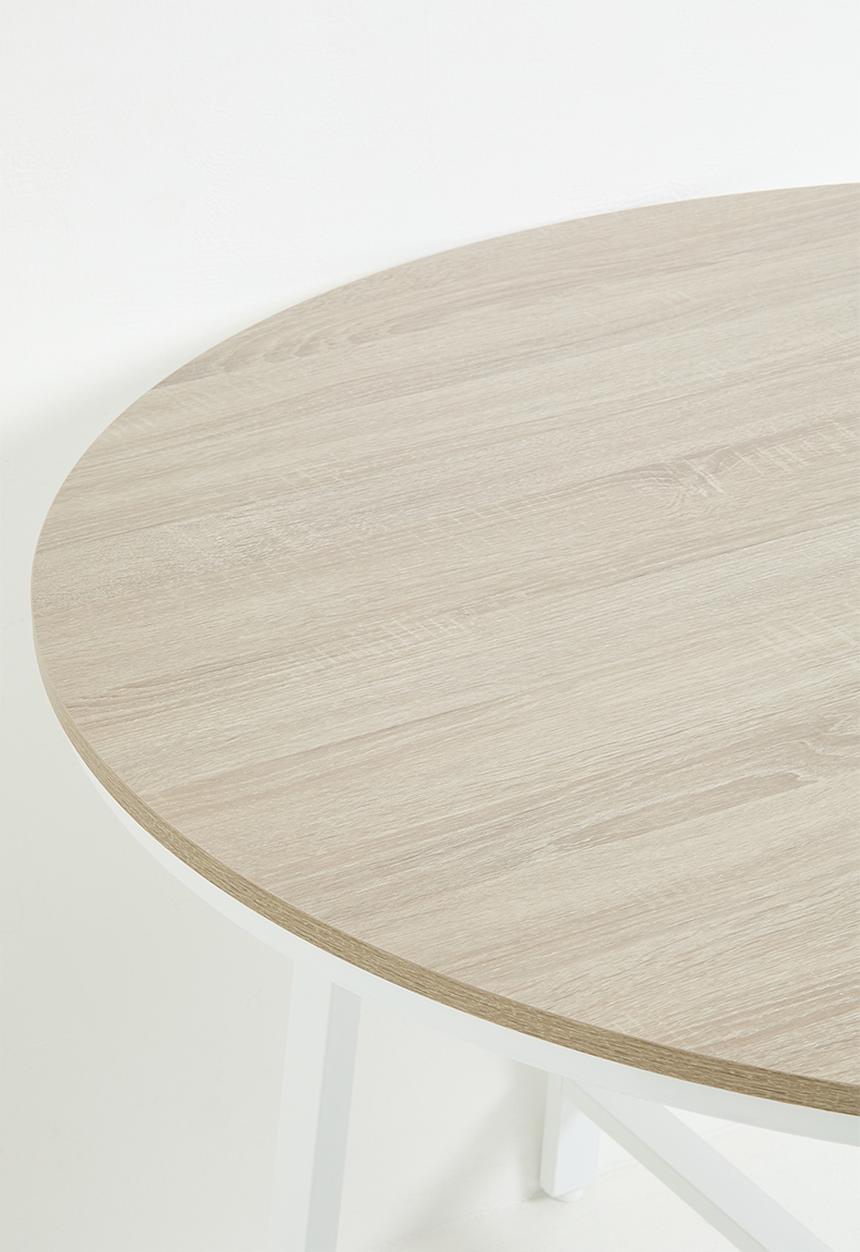 Sixth Floor - Nimbus dining table - natural & white