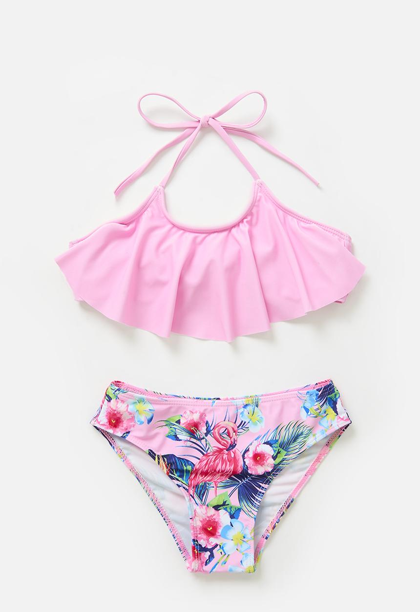Pop Candy - Halter neck bikini set-pink