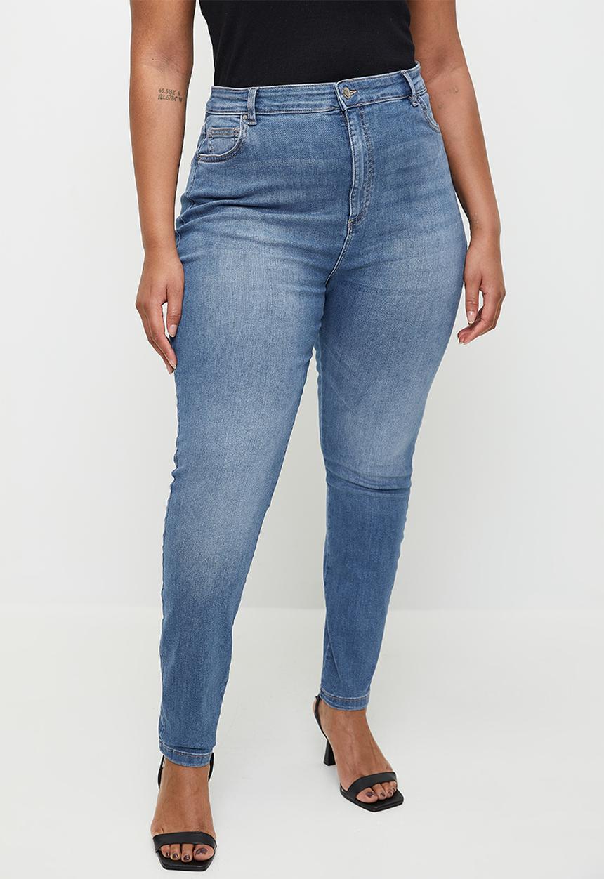 Cotton On - Plus Curvy High Stretch Skinny Jean - Freshwater Blue