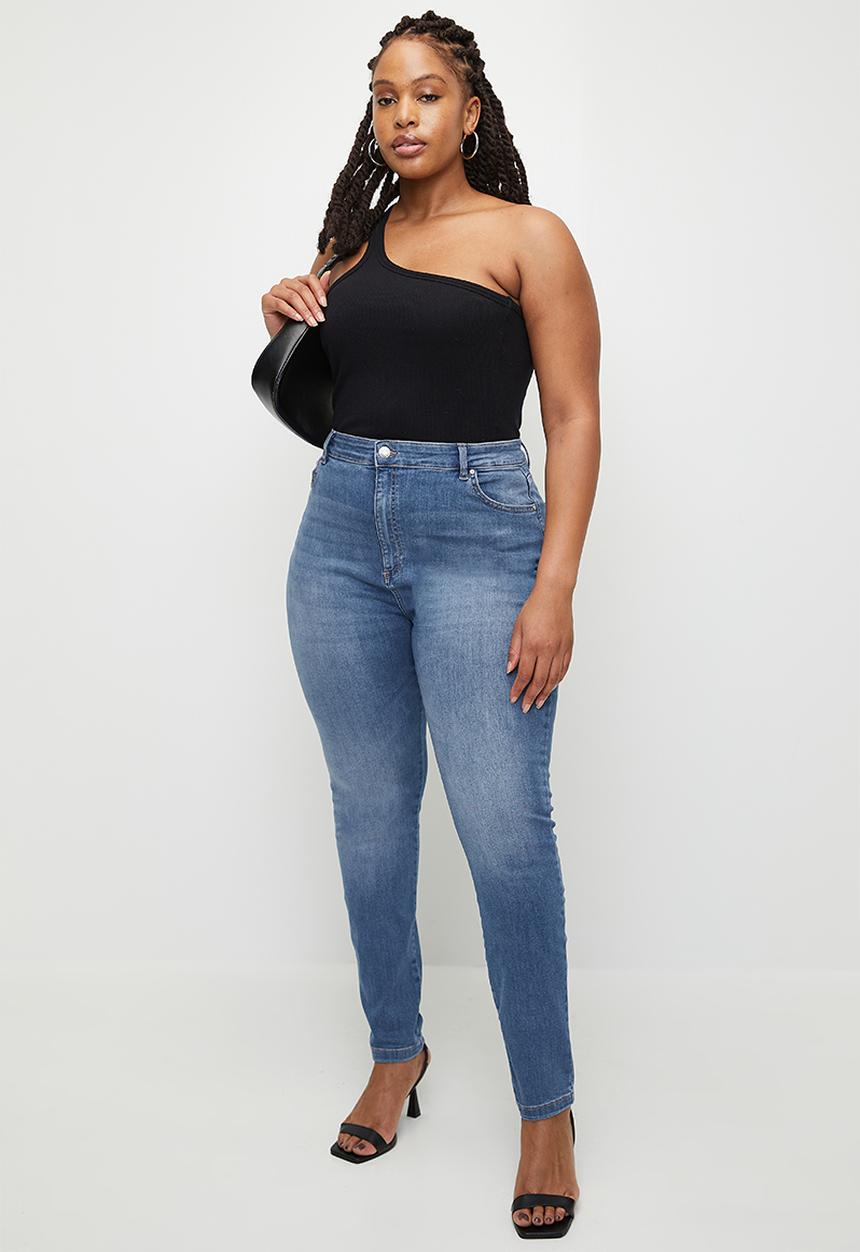 Cotton On - Plus Curvy High Stretch Skinny Jean - Freshwater Blue