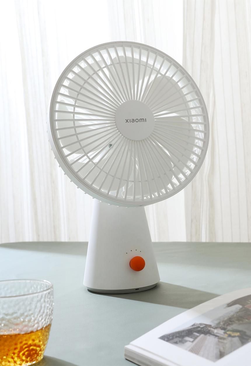 Xiaomi - Rechargable mini fan - white