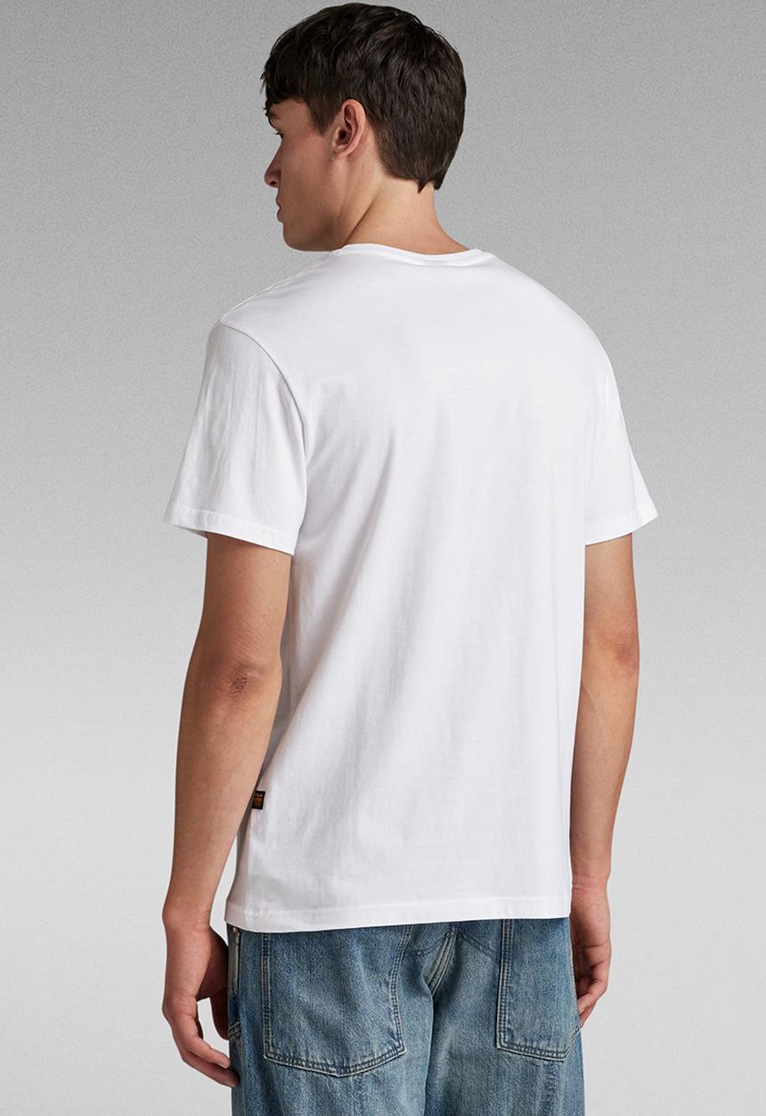 G-STAR - HQ graphic r t - white