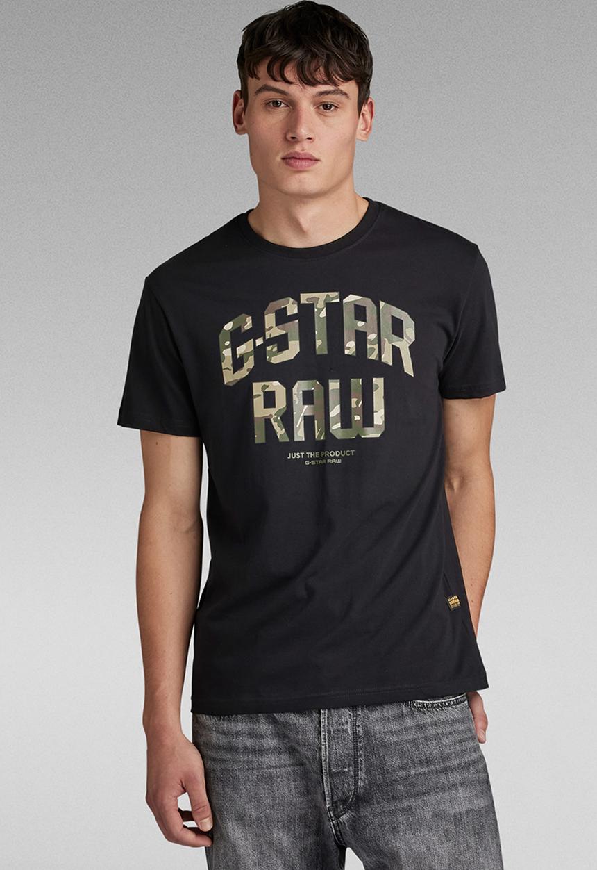 G-STAR - Camo aw r t - dk black