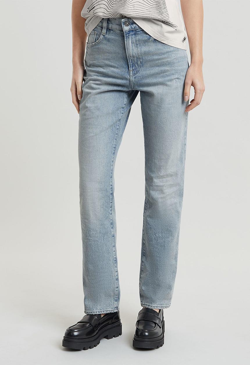 G-STAR - Viktoria High Straight Wmn - Antique Faded Icecap