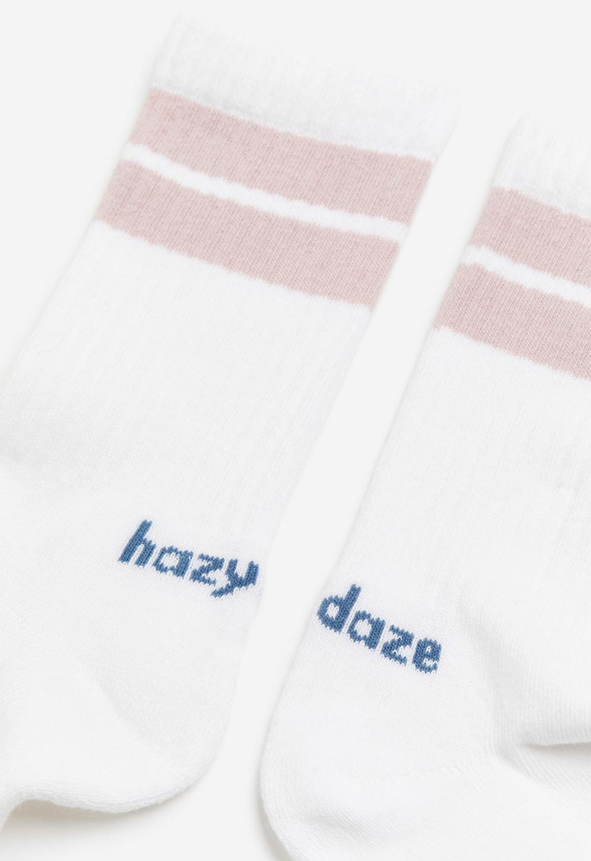 H&M - 3 pack socks - white hazy daze