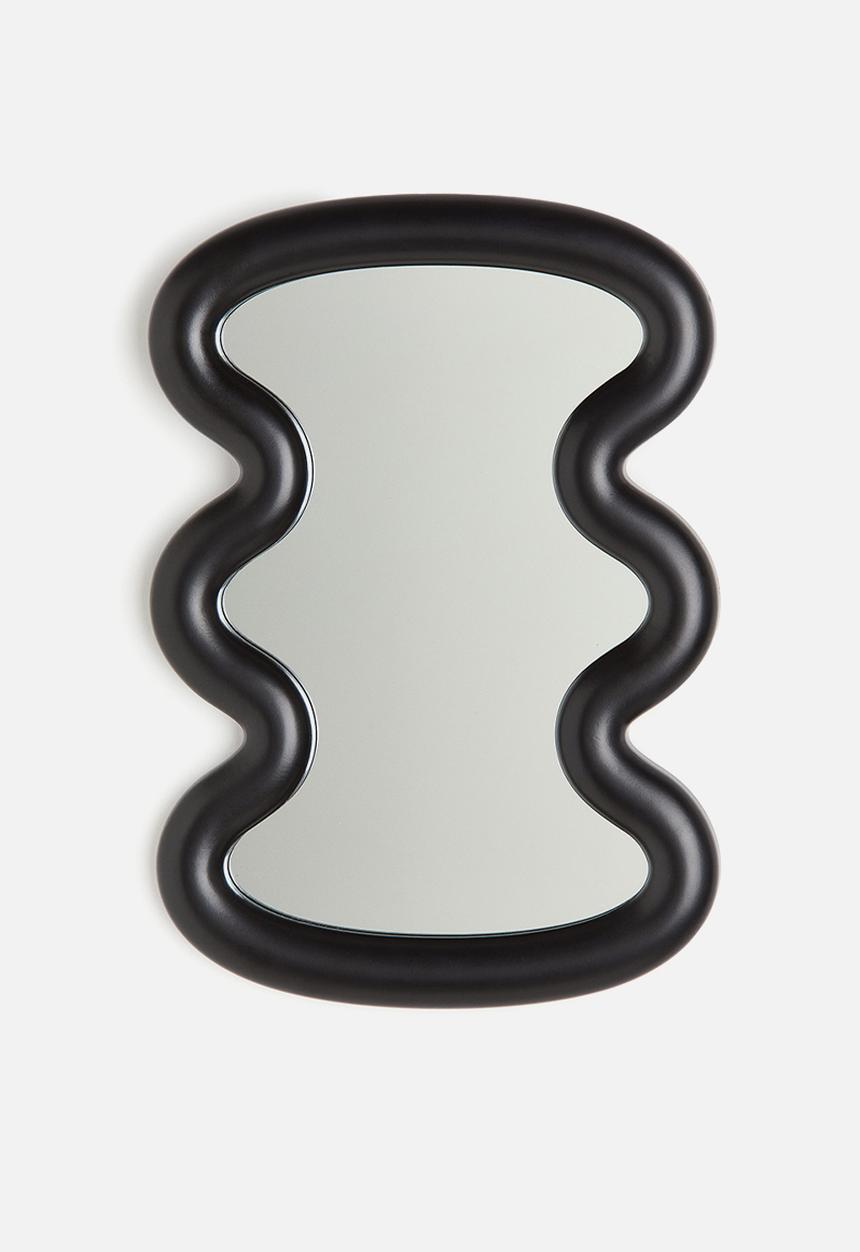 H&M - Wavy mirror - black