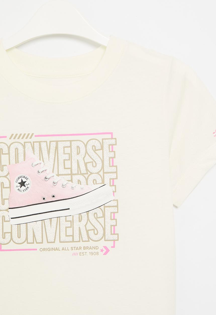 Converse - Cnvg chuck taylor graphic T-shirt - egret