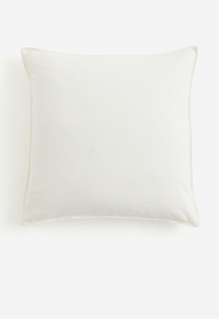 H&M - Linen-blend cushion cover - white