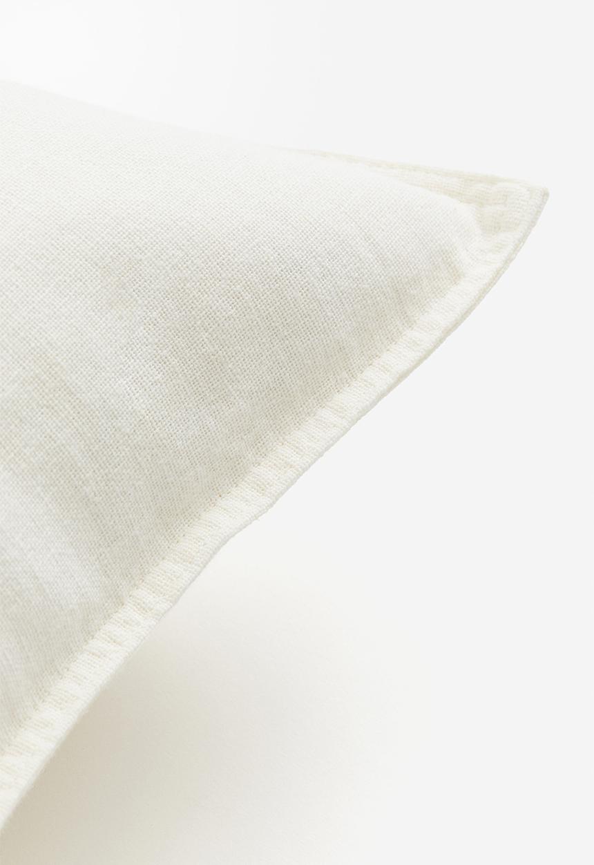 H&M - Linen-blend cushion cover - white