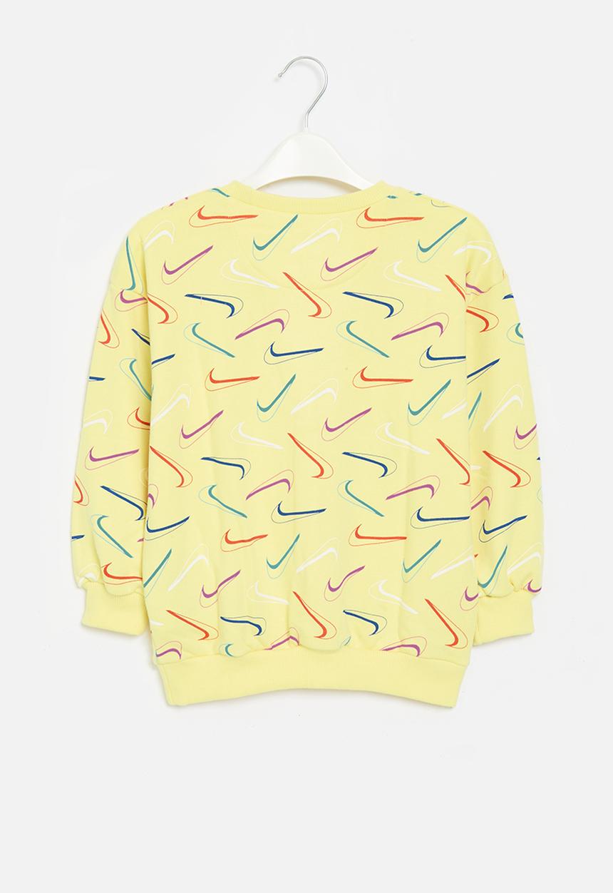 Nike - Nkg swoosh logo bf crew - soft yellow