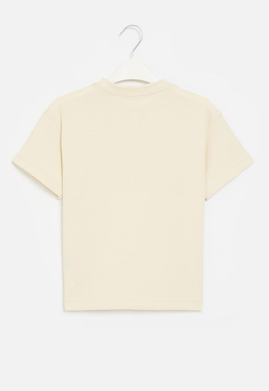 Converse - Cnvb lifestyle loose fit short sleeve gf - converse natural ivory