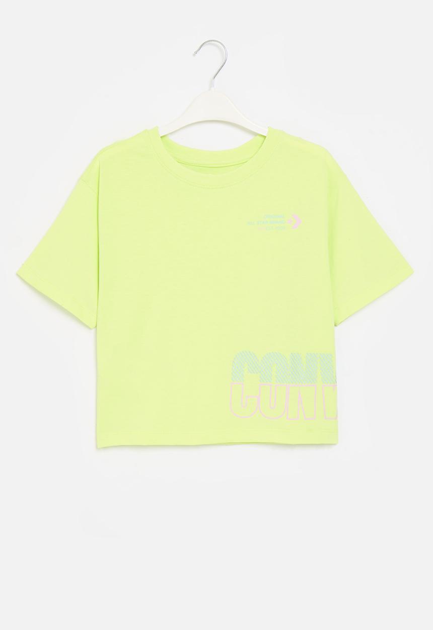 Converse - Cnvg boxy graphic T-shirt - citron this