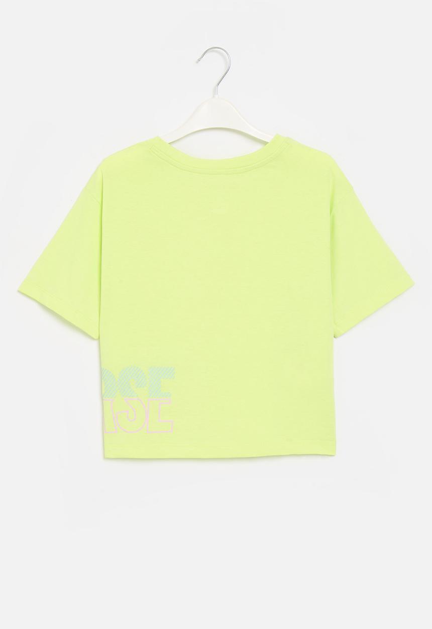 Converse - Cnvg boxy graphic T-shirt - citron this