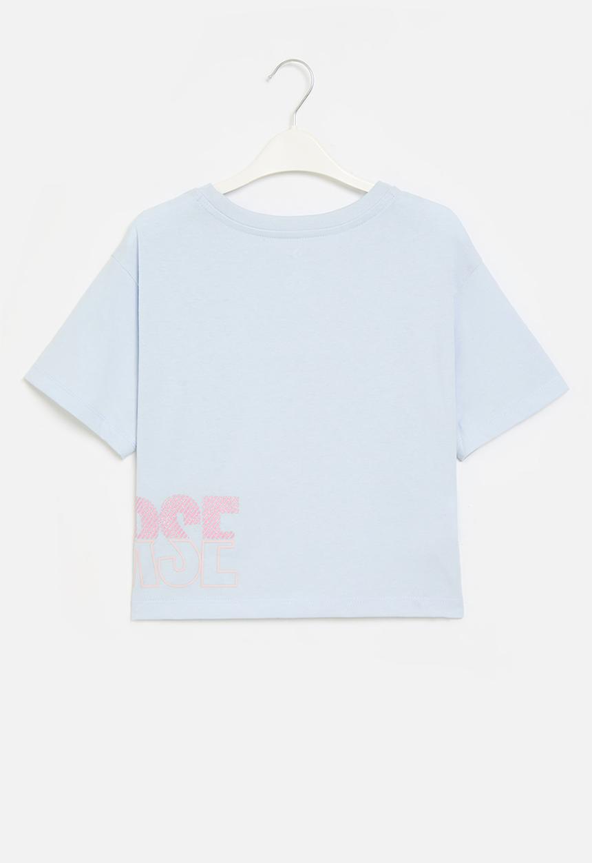 Converse - Cnvg boxy graphic T-shirt - cloudy daze