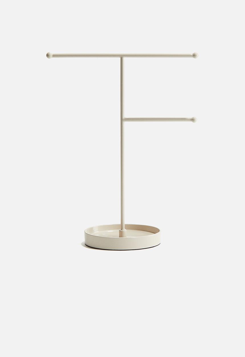 H&M - Metal jewellery stand - light beige