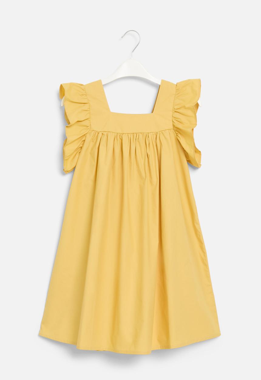 Pop Candy - Frilled sleeve dress - yellow
