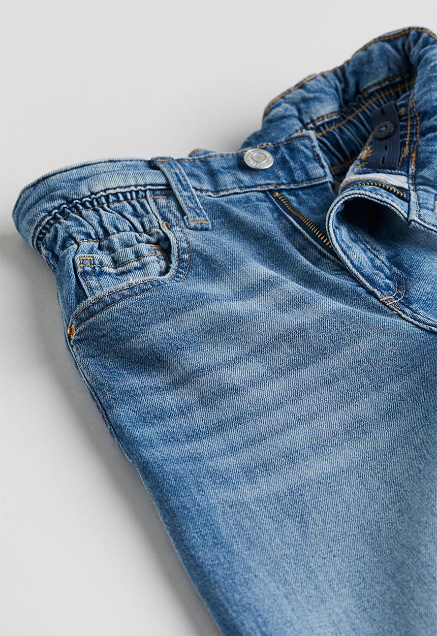 H&M - Super wide leg jeans - denim blue