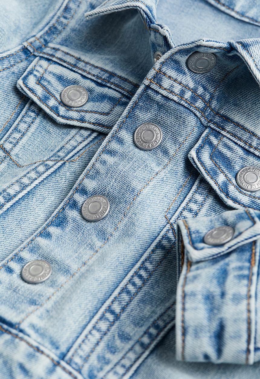 H&M - Denim jacket - light denim blue