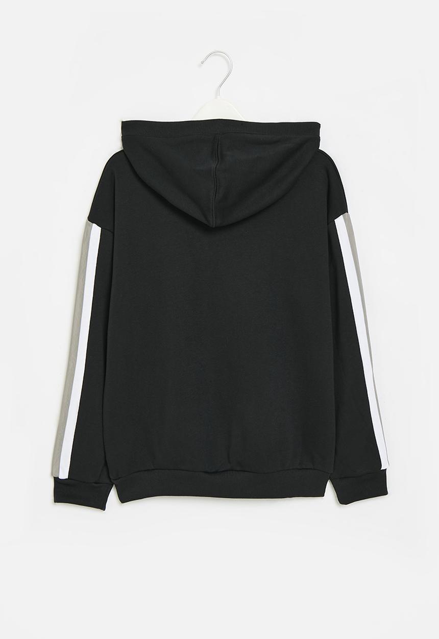 Converse - Cnvb rec club ft sleeve stripe - black