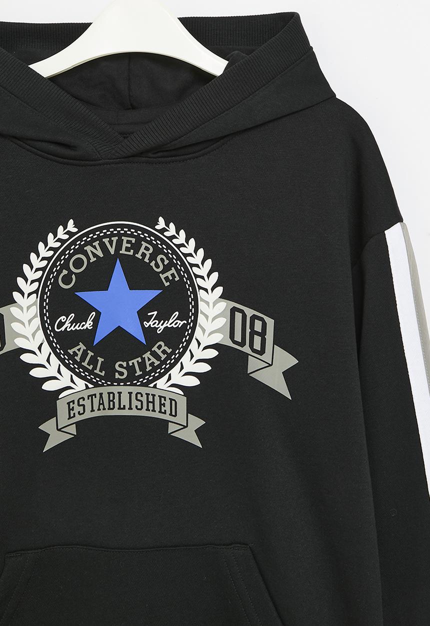 Converse - Cnvb rec club ft sleeve stripe - black