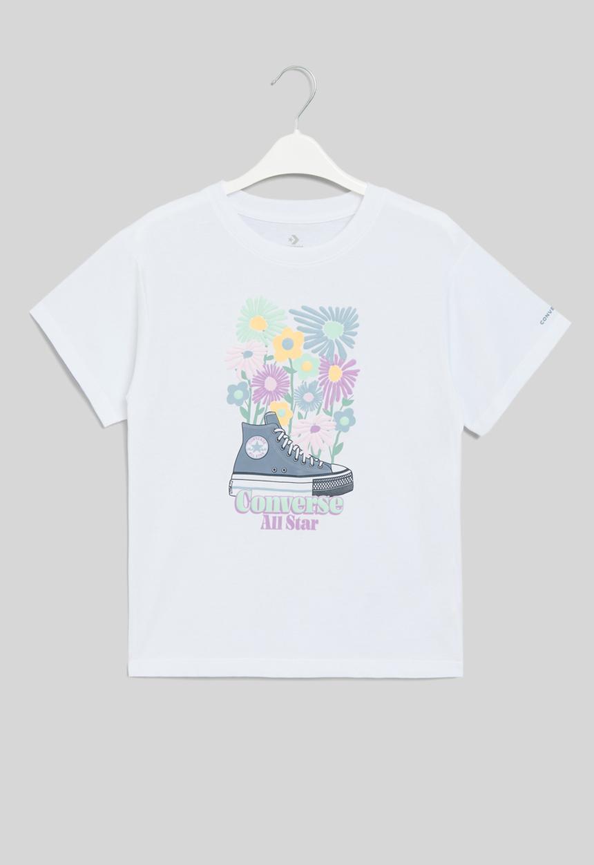 Converse - Cnvg boyfriend graphic T-shirt - white